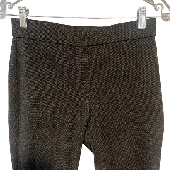 Theory Knit Twill Pull On Pants Charcoal Gray Medium - Picture 3 of 8